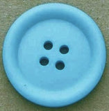 B18204 30mm Blue Matt Four Hole Coat Button