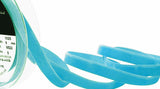 R9068 9mm Faience Blue Nylon Velvet Ribbon by Berisfords