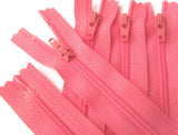 Z1076 YKK 20cm Sugar Pink Nylon No.3 Closed End Zip