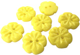 B14101 15mm Lemon High Gloss Flower Shaped 2 Hole Button