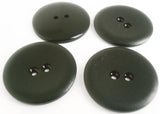 B14993 29mm Black Matted 2 Hole Button with a Concave Centre