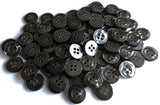Buy 100 Clearance Smoke Grey Sewing Buttons online at Ribbonmoon UK Haberdashery Store