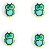B16195 15mm Owl Picture Domed Gloss Childrens Novelty Shank Button