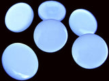 B17194 14mm Blue Pearlised Polyester Shank Button