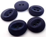B17820 19mm Tonal Ink Navy Bone Sheen Oval Centre 2 Hole Button