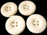 B4591 23mm Ivory Cream Soft Bone Sheen 4 Hole Button