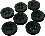 B6237 10mm Dark Green Matt 4 Hole Shirt Button