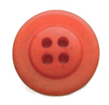 B7953 18mm Pastel Orange Iced Bone Sheen 4 Hole Button