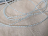 PT78 1.5mm Pale Blue Strung Pearl, Micro Bead String Trimming