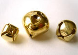 BELL43 8mm Gold Metal Jingling Cat Bell