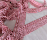 35mm Lampshade and soft furnishing trimming. Pink shades trim with a corded braid. Ribbonmoon trims online shop. Buy by the metre.