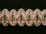 FT1386 25mm Dusky Beige-Rose Pink Braid Trimming