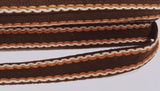 FT3130 14mm Brown-Orange-Cream Vintage Braid Trimming