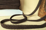 FT3215 14mm Dark Brown Loop Braid Trimming