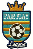 M008 51 x 85mm FAIR PLAY League Football Theme Iron or Sew on Motif