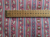 FABRIC20 56cm Vintage Cotton Fabric with a Childrens Design