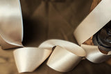 R0172 35mm Cream Double Face Satin Ribbon by Berisfords