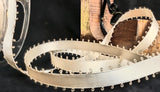 R5341 15mm Cream Picot Edge Double Satin Ribbon by Berisfords
