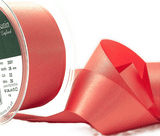 R8401 35mm Coral Double Face Satin Ribbon by Berisfords