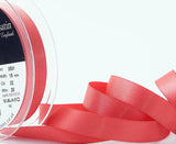 R8402 15mm Coral Double Face Satin Ribbon by Berisfords