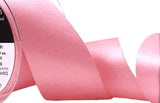 R8445 70mm Dark Rose Pink Double Face Satin Ribbon by Berisfords