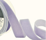 R8938 22mm Violet (Lilac) Nylon Velvet Ribbon by Berisfords
