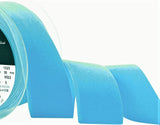 R9377 36mm Faience Blue Nylon Velvet Ribbon by Berisfords