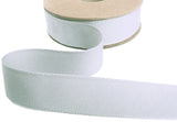 R9807 25mm Light Grey Rustic Taffeta Seam Binding Ribbon, Berisfords