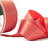 R9877 70mm Coral Double Face Satin Ribbon by Berisfords