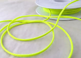 Neon lime green 2mm wide silky smooth twine cord.