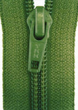 Z0004 YKK 18cm Army Green Nylon No.5 Closed End Zip