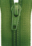 Z0004 YKK 18cm Army Green Nylon No.5 Closed End Zip