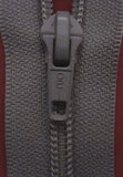 Z1177L 30cm Battleship Grey Optilon Nylon No.5 Open End Zip