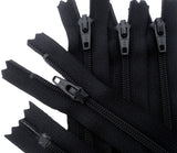 Z3610 YKK 46cm Charcoal Nylon No.3 Closed End Zip