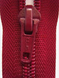 Z3655 36cm Burgundy Nylon No.5 Closed End Zip