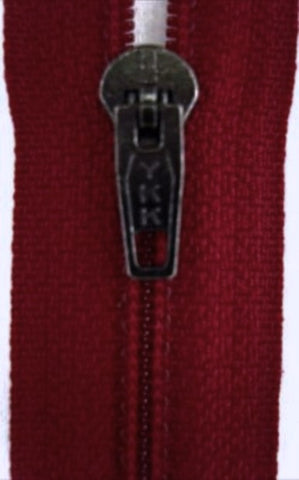 Z3778 YKK 41cm Deep Scarlet Berry Pin Lock No.2 Closed End Zip