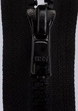 Z4647 20cm Black Closed End No.6 Zip-Plastic Chunky Teeth