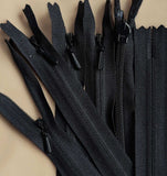 Z5427 YKK 15cm Black Invisible-Concealed Closed End No.3 Zip