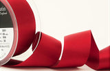 R3665 35mm Scarlet Berry Double Face Satin Ribbon by Berisfords