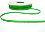 R9005 3mm Emerald Green Polyester Grosgrain Ribbon