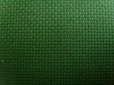 Aida 100% Cotton Needlework Fabric, Dark Green 14 Count, 25cm x 33cm - Ribbonmoon