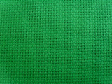 Aida 100% Cotton Needlework Fabric, Green 14 Count, 25cm x 33cm - Ribbonmoon
