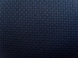 Aida 100% Cotton Needlework Fabric, Navy 14 Count, 25cm x 33cm - Ribbonmoon