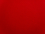 Aida 100% Cotton Needlework Fabric, Red 14 Count, 25cm x 33cm - Ribbonmoon