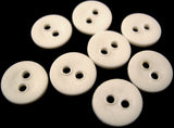 B0170C 11mm White Textured Linen Effect 2 Hole Buttons - Ribbonmoon