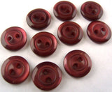 B10251 11mm Plum Pearlised Polyester 2 Hole Button