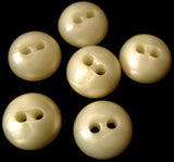 B0308 12mm Pearl Heavily Domed Shimmery 2 Hole Button - Ribbonmoon