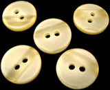 B0496C 15mm Tonal Ivory Creams Shimmery 2 Hole Buttons - Ribbonmoon