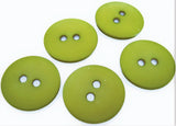 B1001 16mm Moss Green Soft Sheen 2 Hole Button