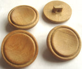 B11892 22mm Dark Pine Wooden Shank Button